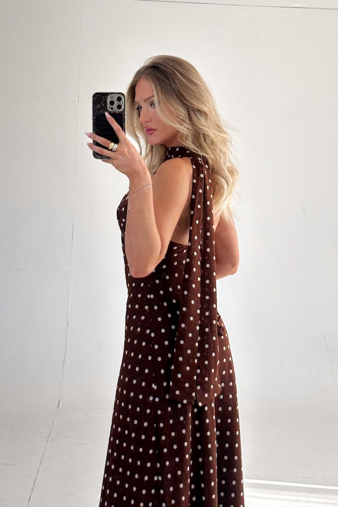 Monaco Polka Dot Dress