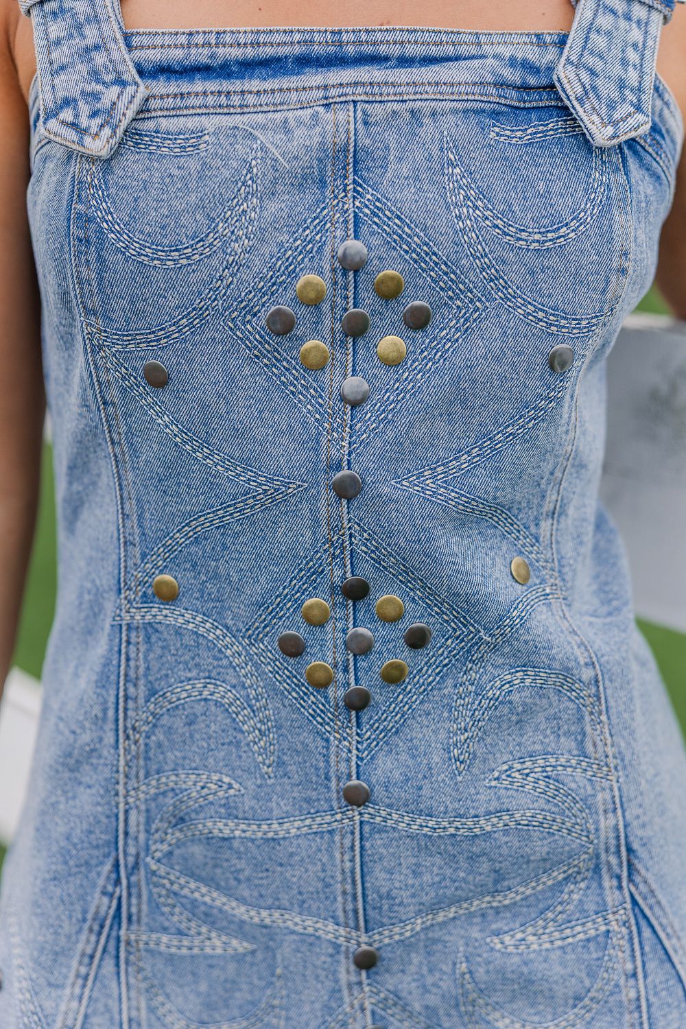 Stampede Buckle Dress-Denim Pre-Order Small Stampede Buckle Dress-Denim Pre-Order Small