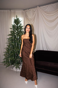 Cocoa Rose Maxi Dress