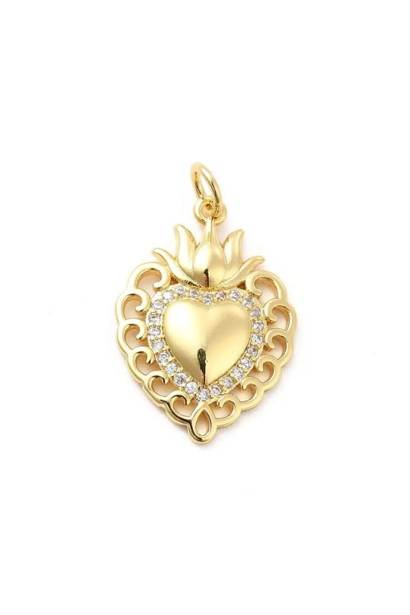 Sacred Heart Charm