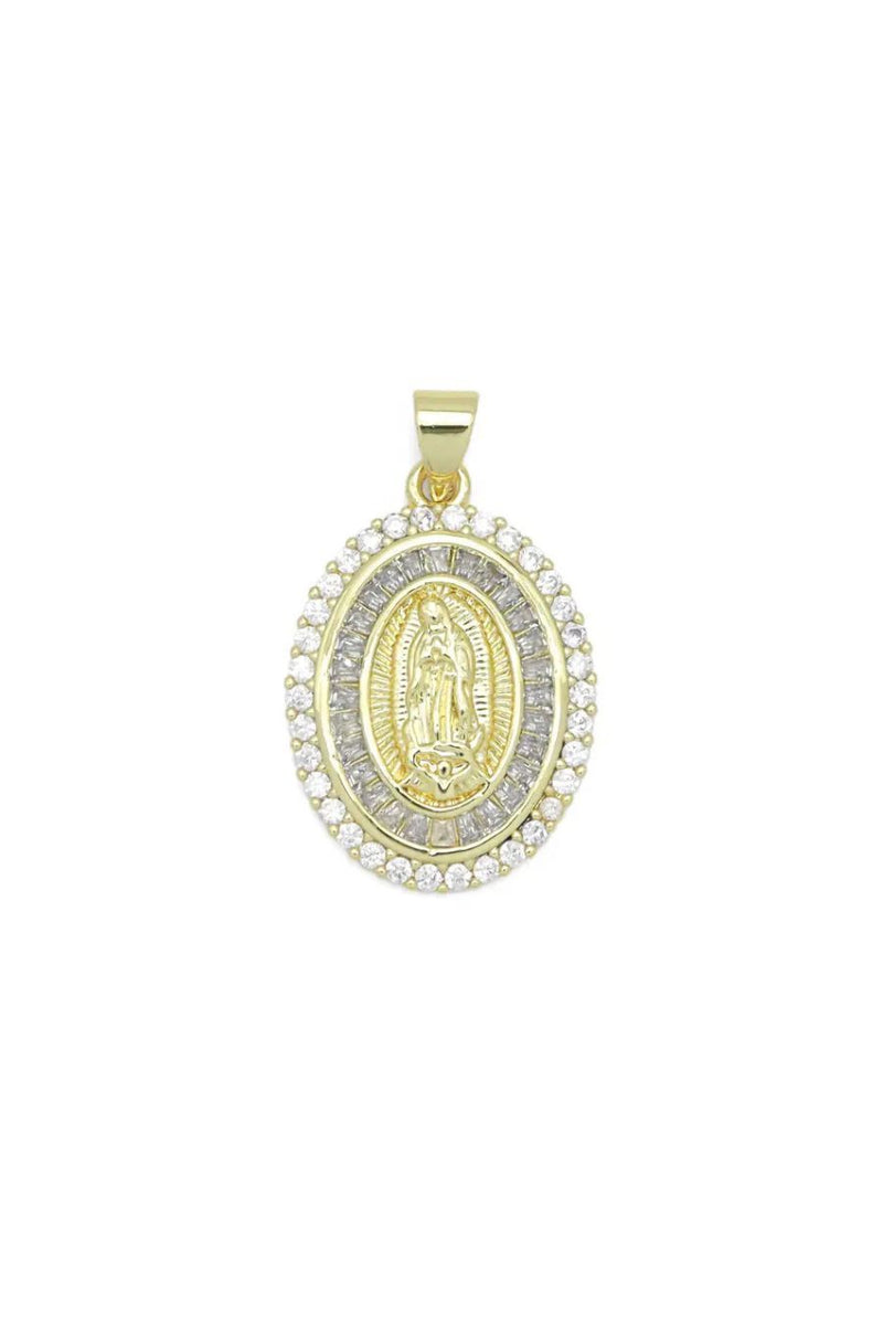 Gold Virgin Mary Charm