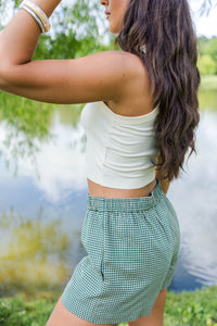 LA Basic Crop - Cream