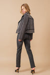 Glamour Rhinestone Jacket - Black