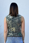 Camo Rhinestone Fringe Tank #9