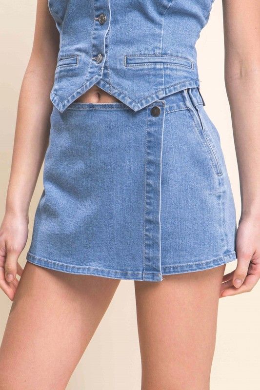 Darlin Denim Skort