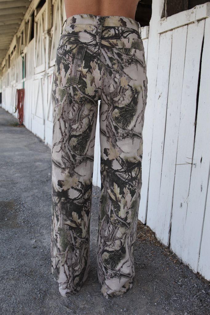 Combat Muse Camo Wide-Leg Jeans
