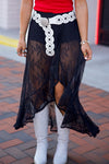 Sierra Lace Maxi Skirt - Black