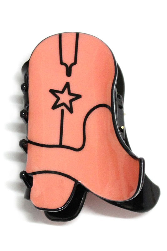 Boot Claw Clip- Pink
