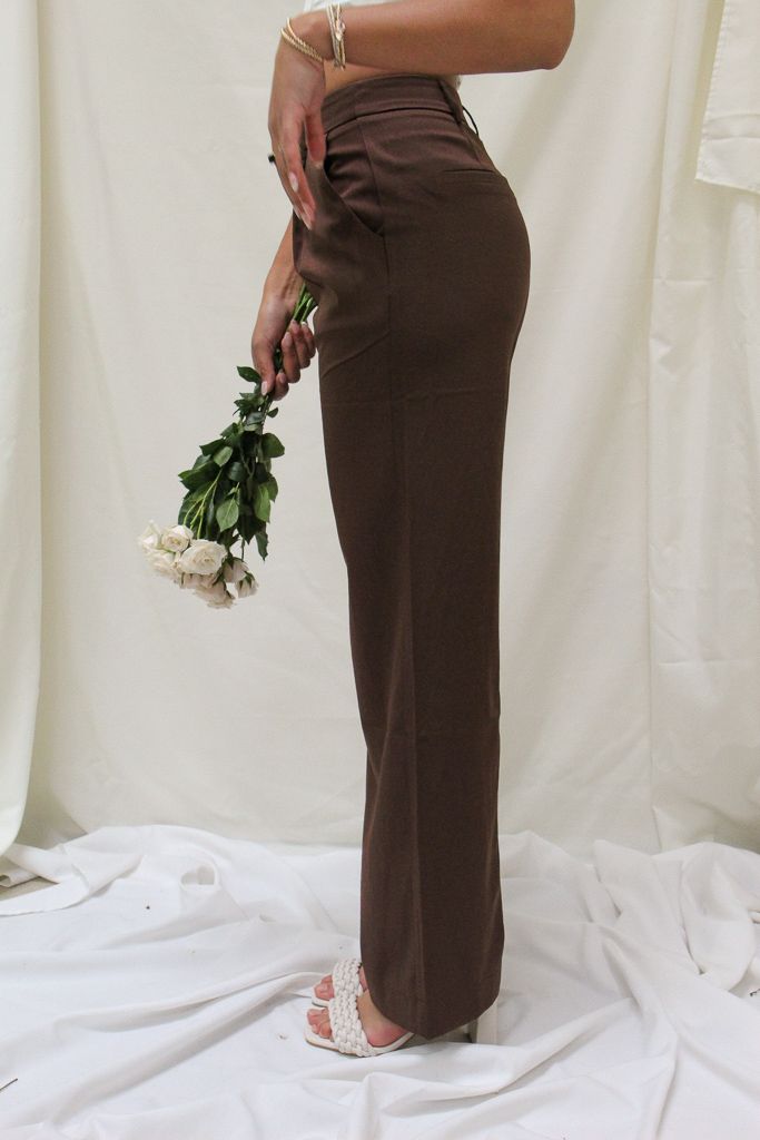 Adore You Trousers - Chocolate