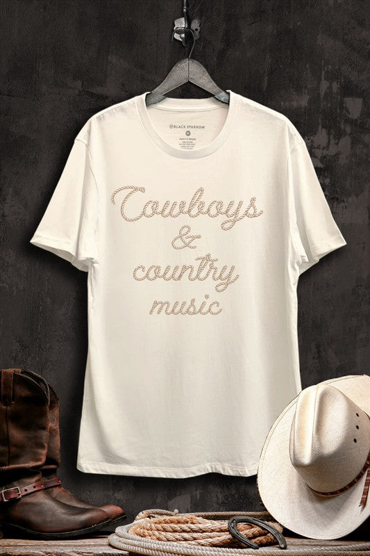 Here for the Cowboys Graphic Cotton Tee