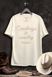 Cowboys & Country Music Graphic Tee