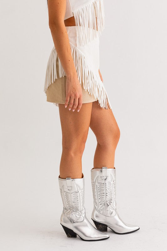 Dakota Fringe Skirt