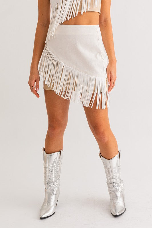 Dakota Fringe Skirt