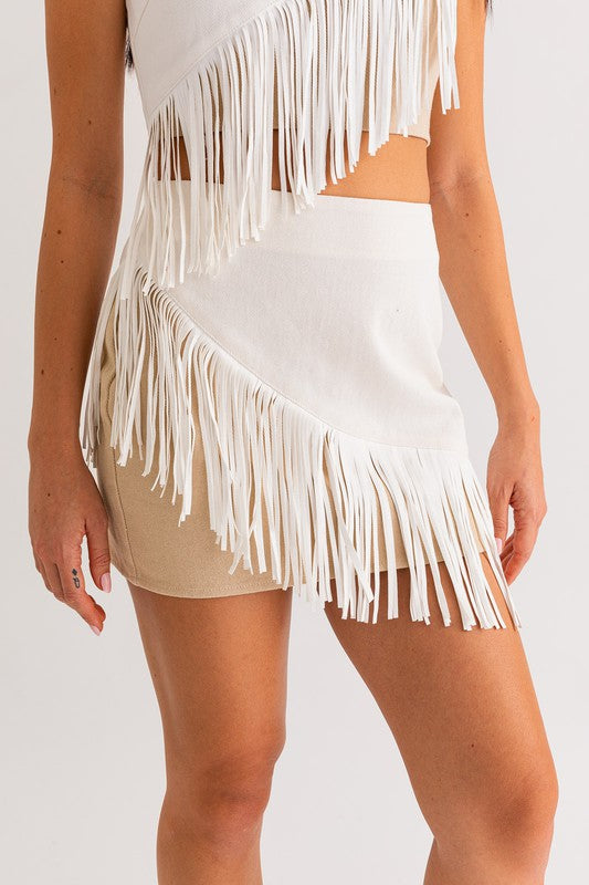 Dakota Fringe Skirt