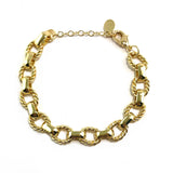 chain bracelet, chain link bracelet, dainty chain bracelet, simple gold bracelet, adjustable bracelet