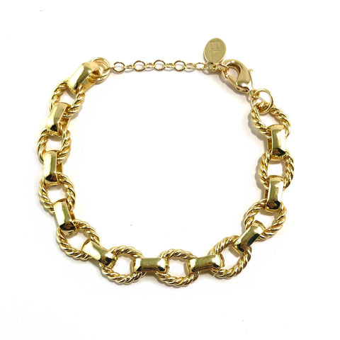 Tipsy Luxe Personalised Sleek Chain Bracelet by Tipsyflyby Tipsyfly