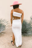 Hot Girl Summer Maxi Dress - White