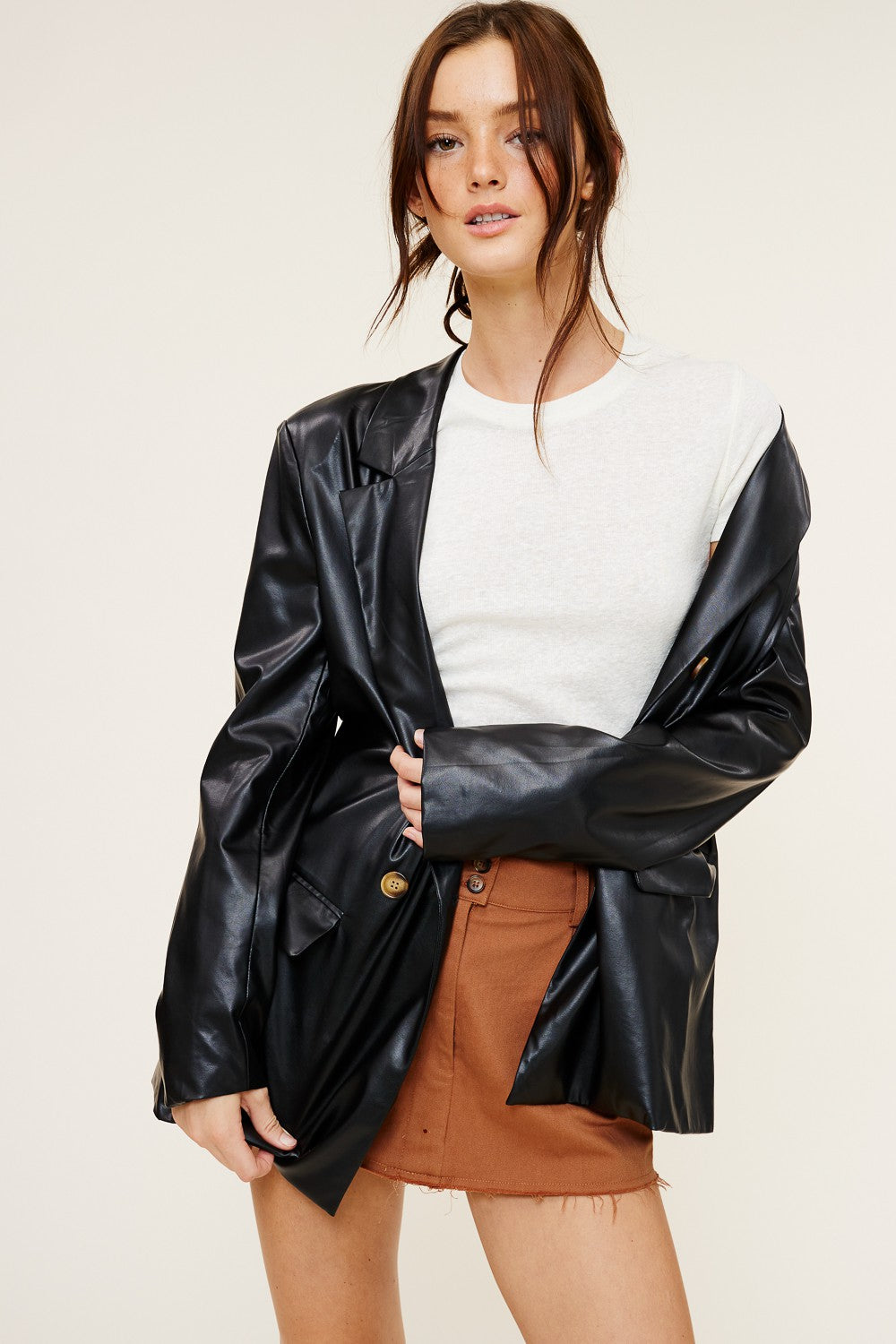 i*m様 JAREY FAUX LEATHER SHORTJACKET BB s BB – SULLEN TOKYO
