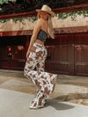 Amarillo Cow Print Bell Bottoms