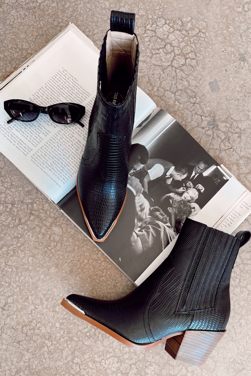 Jagger - Black Snake Boot – Trendy and Tipsy