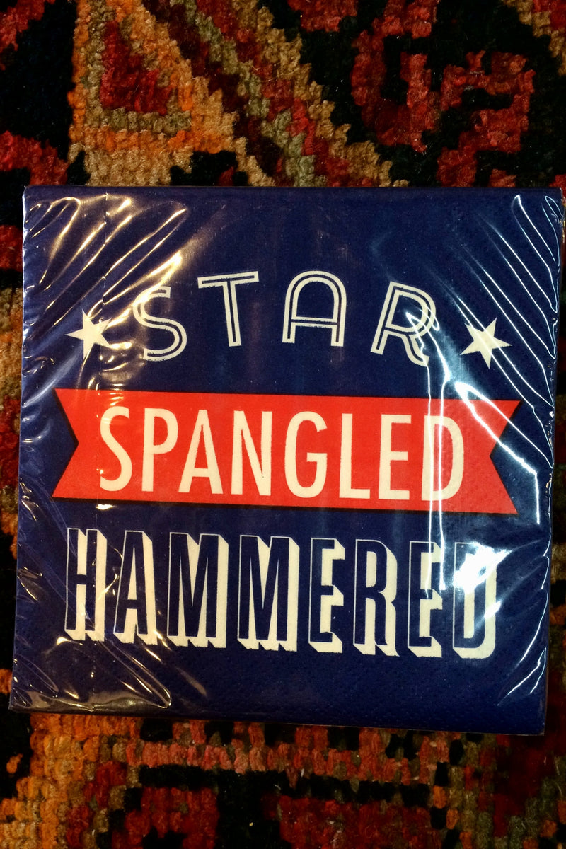 Star Spangled Hammered Napkin - Trendy and Tipsy