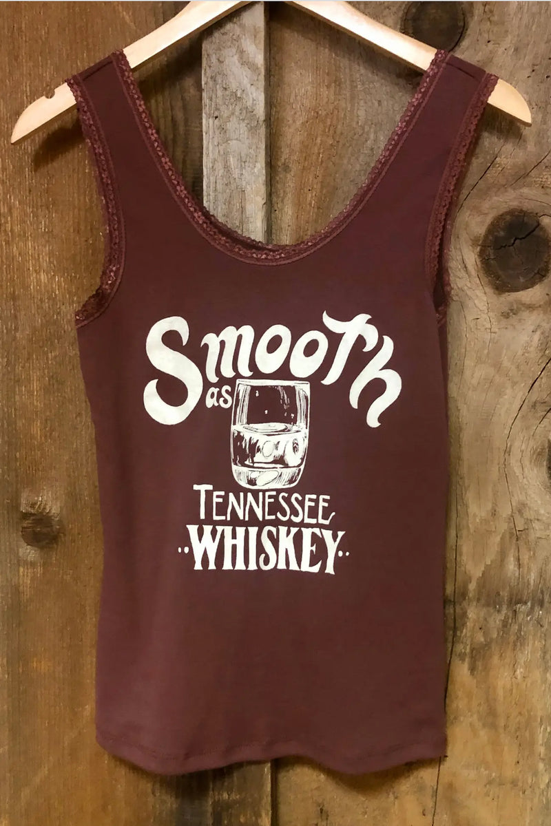 Smooth As Tennessee Whiskey Lace Tank Top