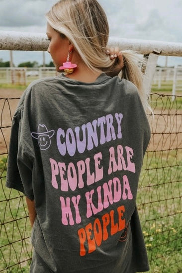 Country People Are My Kind People Graphic Tee