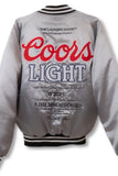Coors Light Official TM Varsity Jacket - Silver