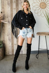 Outlaw fringe jacket - Black