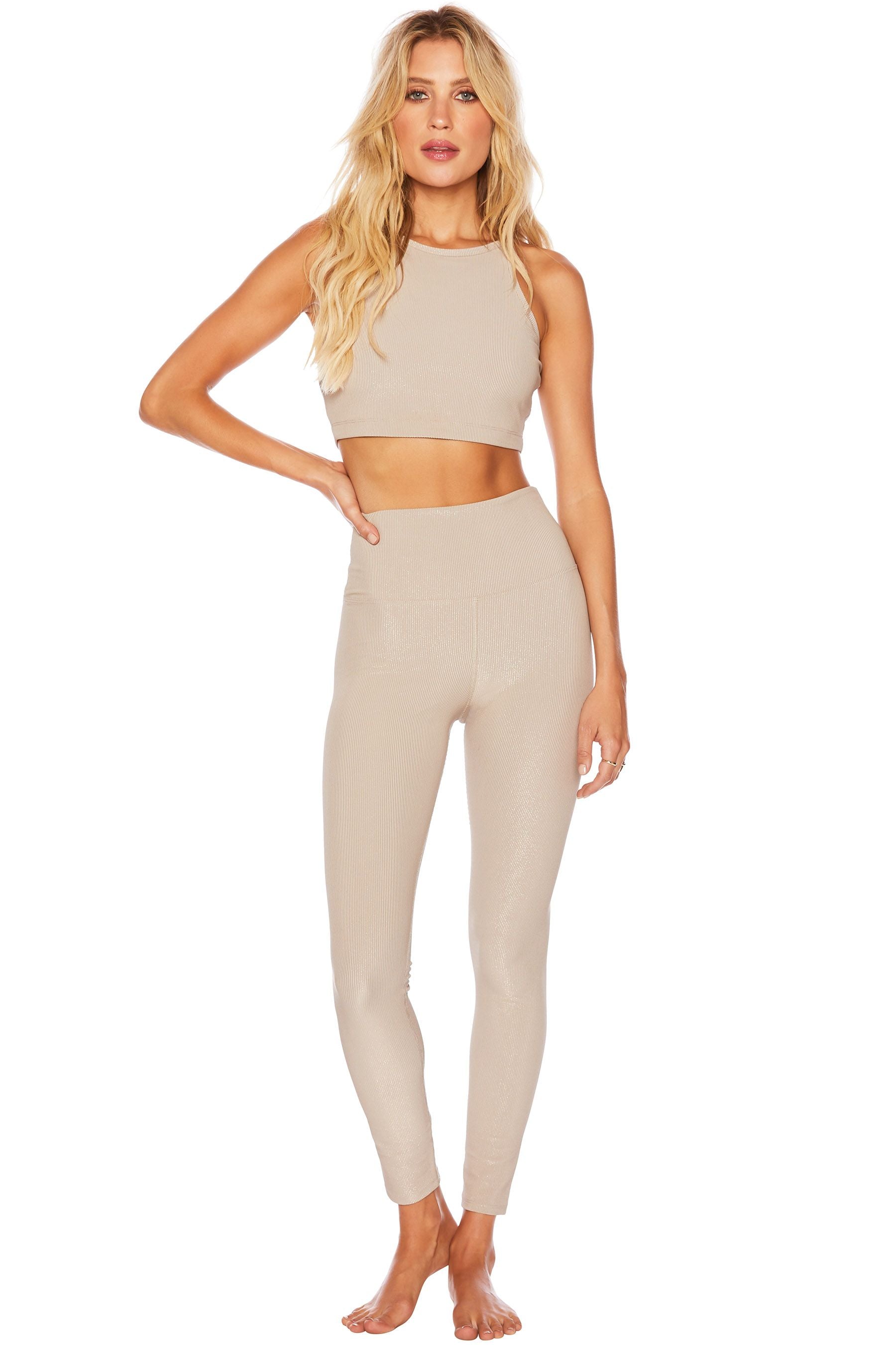 Beach Riot Glitter Anna Legging - Taupe – Trendy and Tipsy